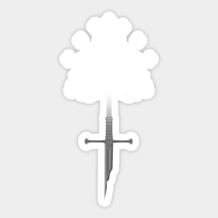 White tree of Gondor Shards of Narsil Sticker